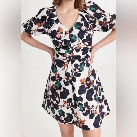 Tanya Taylor Dresses & Skirts - Tanya Taylor Lacey Dress, Size 4,Chalk Multi, NWT